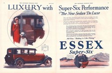 1927 Essex Super Six Performance Sedan Deluxe Woman Girl Driver Car Print Ad picture