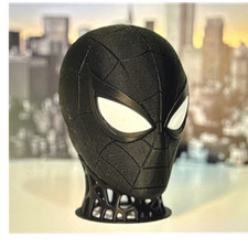 Spider-Man Mask Black White (Red) Headphone Stand picture
