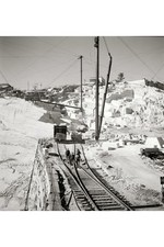 East Barre Vermont 1935-1942 Whitmore Morse Granite Quarry FSA Railroad picture