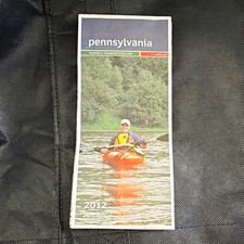 Pennsylvania Tourism & Transportation Map Travel Guide 2012 Folded picture