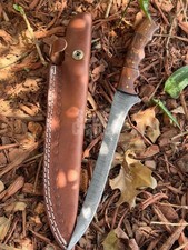 13'' Damascus Steel Fillet Knife - Handmade Flexible Fishing Cutting Sharp Blade picture