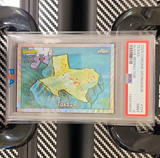 2025 Topps Chrome SpongeBob SquarePants #124 Texas Wave Refractor /175 PSA 9 picture