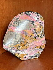 Hand Carved Polished Rhodonite, brilliant pink - 2164g - crystal sculpture picture
