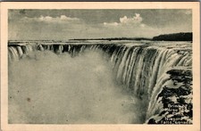 1920s Postcard Horseshoe Falls Niagara Falls Canada Photogelatine Engraving picture