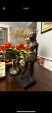 SUPERB EDGAR DEGAS DANCER, SIGNED BRONZE STATUE FIGURE SCULPTURE ART picture