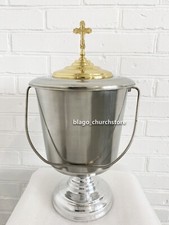 Holy Water Cup for Orthodox Churches Stainless Steel 5 Liter picture