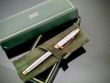 Cross Townsend Medallist Rollerball Pen ~ Script Clip ~ USA ~ Vintage & Classy  picture