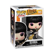 Funko Pop Icons: Elvira Mistress of The Dark - Elvira - Broom - Collectable Vin picture