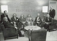 1959 Press Photo Dade Federal Savings & Loan Officials & Building Architect picture