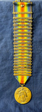 WW1 Victory Medal 20 Campaign Bars Great War St. Mihiel Oise Aisne Ypres-Lys picture