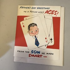 Vintage Father’s Day Card W/Envelope picture