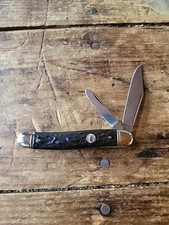 Vintage Imperial Knife USA 1956-88 Crown Two Blade Peanut Carbon Steel picture