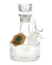 SeshGear Textured Vintage Thick Glass Bong Water Pipe picture