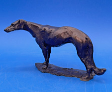 ANTIQUE FRENCH BRONZE OF A BORZOI DOG BY PIERRE FELIX FIX-MASSEAU picture