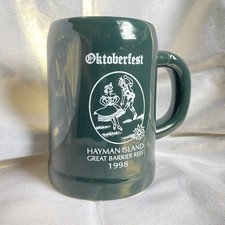 Vintage 1998 Hayman Island Oktoberfest Beer Stein Mug Great Barrier Reef HTF picture