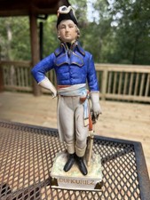 Antique German Scheibe Alsbach Porcelain Napoleon General Dumouriez Figure picture