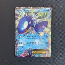 Pokemon EX Kyogre Card 54/160 Primal Clash Ultra Rare Holo LP+ picture