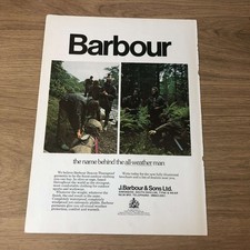 GUNS16 MAGAZINE ADVERT 12X9 BARBOUR BEACON THORNPROOF GARMENTS picture