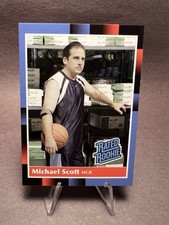 Michael Scott Custom Baseball Card - Donruss Rated Rookie Style - The Office picture