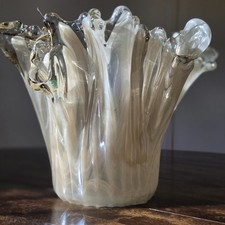 Large Tammaro Home Italy Art Glass Centerpiece Bowl - 12