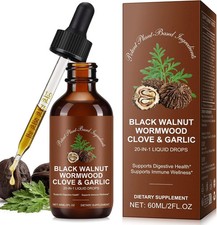 Black Walnut Wormwood Clove Tincture, 20-in-1 Wormwood Black Walnut Clove Cleans picture