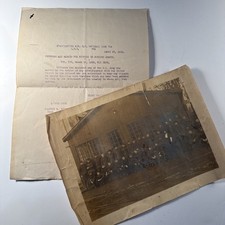WWI U.S. Army Group Photo & 1918-19 French Military Orders Motor Transport 714 picture