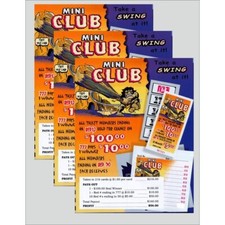 Mini Club (3) - Collectible break-open ticket game 3 - 216ct Pull Tab games picture