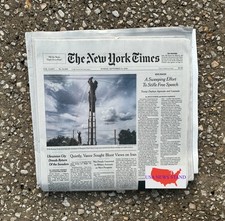 THE NEW YORK TIMES - SUNDAY SEPT 13, 2026 (DOJ  - FBI SERVE SUBPOENAS TO MSM) picture