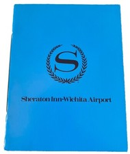 Vintage c1970s Sheraton Inn Hotel Restaurant Dinner Menu Wichita Airport Kansas picture