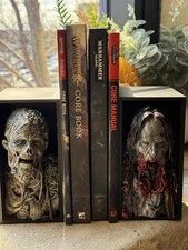 Horror Themed Set Of 2 Zombie Handmade Book Nooks/Bookends picture