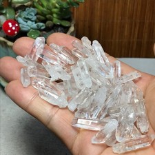 62Pcs Natural clear white quartz Crystal gemstone Specimen 81g A6910 picture