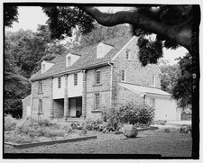 3. Perspective view from the northeast. - John Bartram House & Garden, picture