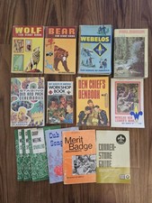 Vtg BSA Books Lot Cub Scout Boy Scout Handbook Songbook Bear Wolf Webelos Leader picture