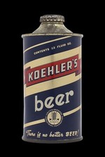 Koehler's Beer of Erie, PA DIECUT Sign 36