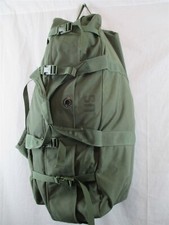 Improved Duffel Bag Zippered Rucksack OD Green Army USGI 8465-01-604-6541 picture