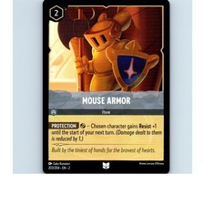 Mouse Armor 203/204 Disney Lorcana Trading Card picture