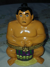 Vintage 90's Accoutrements SUMO Wrestler TRINKET BOX picture