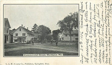 HARTLAND MAINE COMMERCIAL STREET 1906 POSTCARD picture