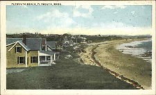 Plymouth Massachusetts MA Plymouth Beach c1900s-20s Postcard picture