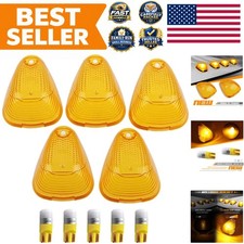 LED Roof Lights Lenses Amber Cab Marker Clearance Running Compatible with 199... picture