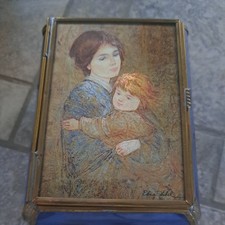 Edna Hibel  On VTG Reuge Handmade Italian Jewelry Music Box-not working picture