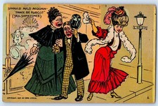 c1910's Humor Couple Fighting Man Looking At Woman Farmers KY Antique Postcard picture