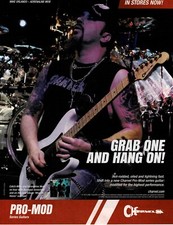 MIKE ORLANDO of ADRENALINE MOB -  CHARVEL GUITARS - 2014 Print Advertisement picture