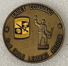 Army ROTC Cadet Command 2nd Region Commanding General 1 Star Challenge Coin picture