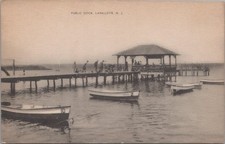 Postcard Public Dock Lavallette NJ  picture