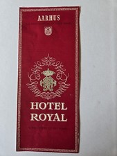HOTEL ROYAL Aarhus Denmark Brochure and Price List 1961 picture