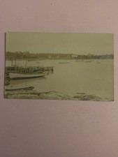 1924 harbor scene, newagen Maine postcard picture