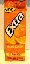 EXTRA Gum Sweet Orange (3 Packs) Discontinued Rare *collectible EXP2015 AS-IS picture