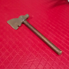 Vintage Original Small Metal Axe Hatchet Collectible Wooden Handle Sugar Axe picture