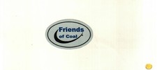 Friends of Coal Hard Hat Size 2 X 2 1/2 Reflective Coal Mining Sticker..ON SALE picture